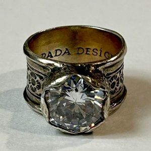 SILPADA designs Queen For A Day, Size 7.5, 925 CZ Sterling Silver Ring